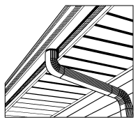 guttering illustration