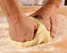 making pasta dough